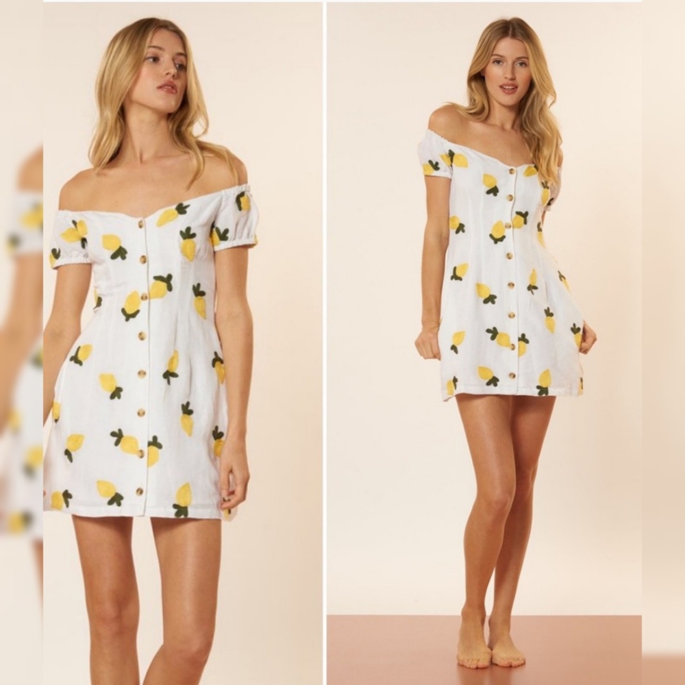 Red Carter  lemon  dress